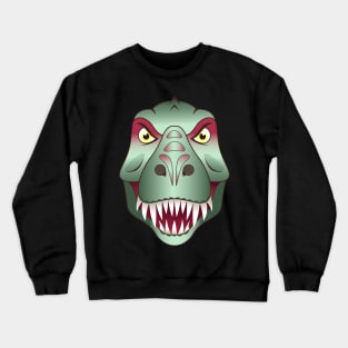 Angry Dinosaur Crewneck Sweatshirt